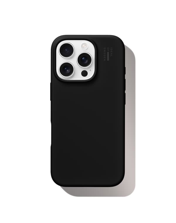 Silicone Case MagSafe iPhone 16 Pro Black Svart