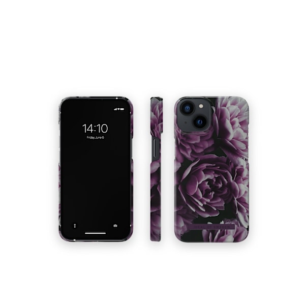 Printed Case iPhone 13 / 14 / 16e Deep Purple Bloom