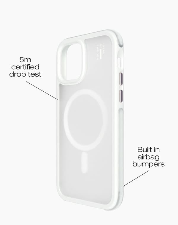 Ideal Bumper Case MagSafe iPhone 12 / 12 Pro Cloudy White White