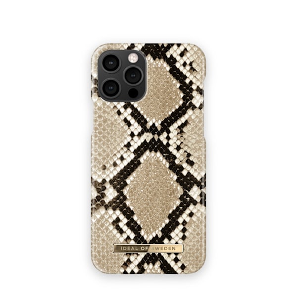 Printed Case iPhone 12 / 12 Pro Sahara Snake Beige