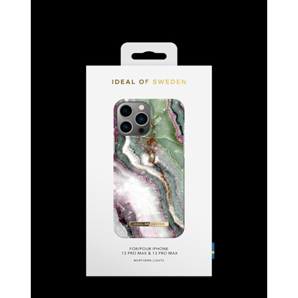 Printed Case iPhone 12 Pro Max / 13 Pro Max Northern Lights Green