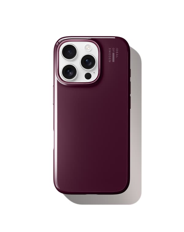 Slim Case MagSafe iPhone 16 Pro Glossy Cherry Red
