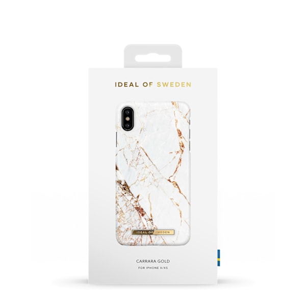 Printed Case iPhone X/Xs Carrara Gold