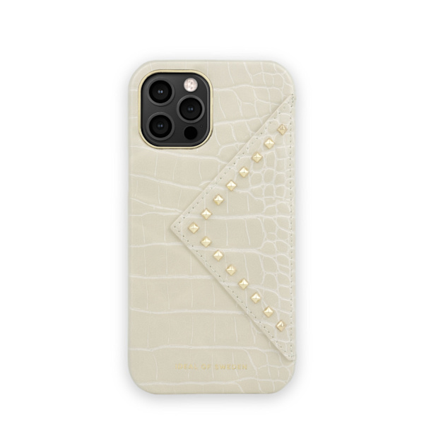 Statement Case iPhone 12 Pro Max Beatstuds Cream Croco Beige