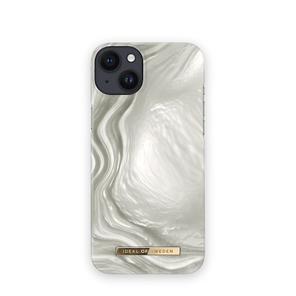 Printed Case MagSafe iPhone 14 Plus Luminous Pearl Silver