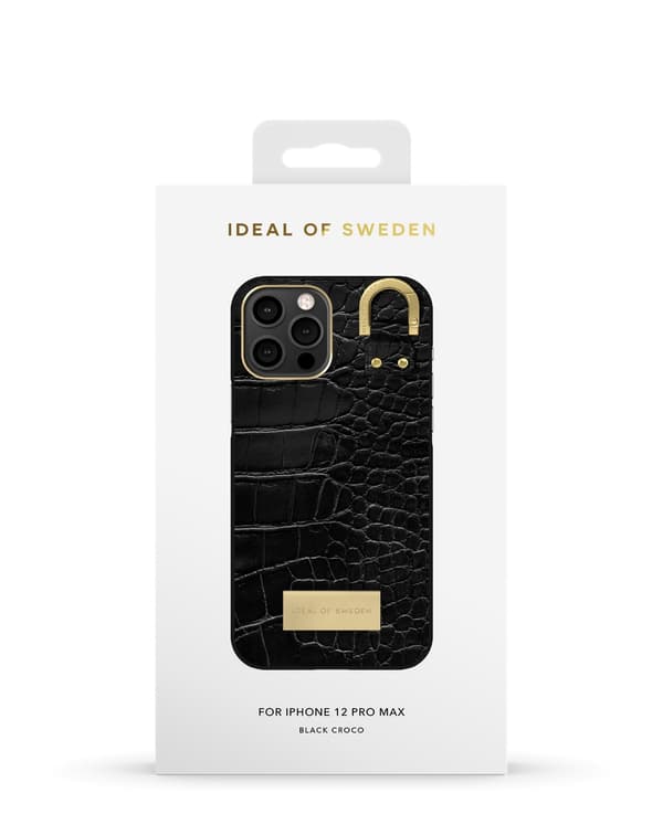 Atelier Case iPhone 12 Pro Max Black Croco Black