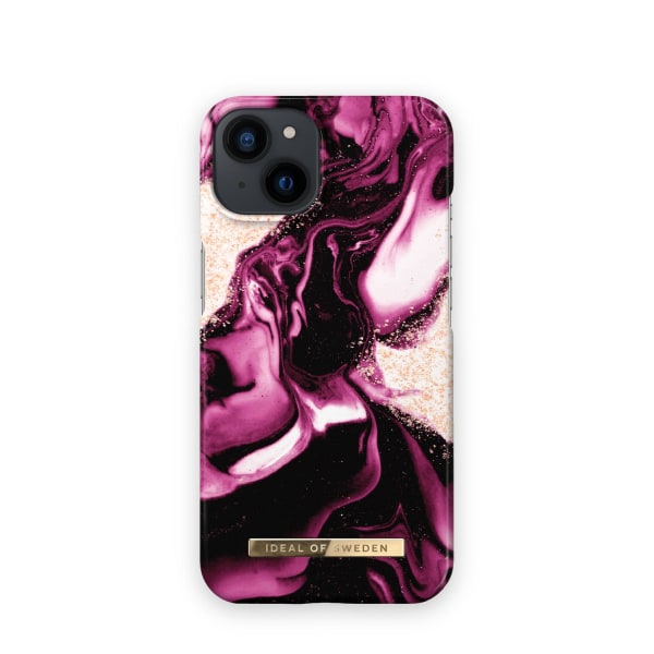 Fashion Case iPhone 13/14 Golden Ruby Marble