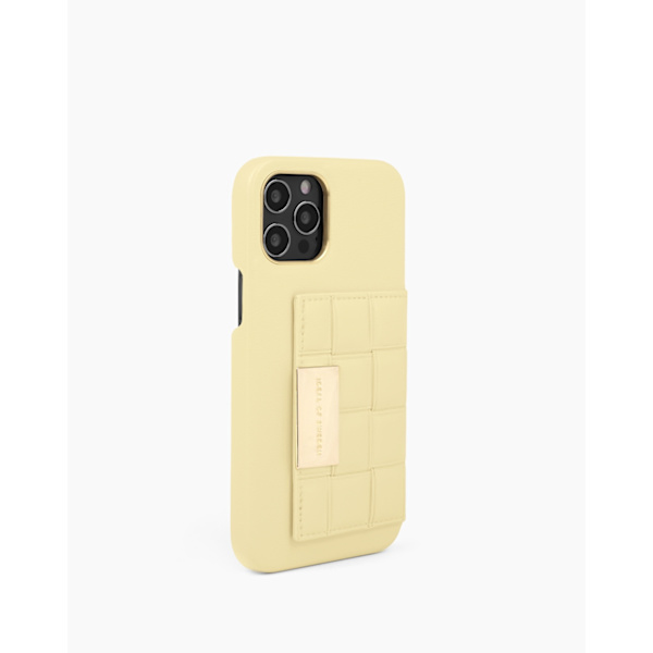 Statement Case iPhone 12 Pro Max Braided Butter Yellow Yellow