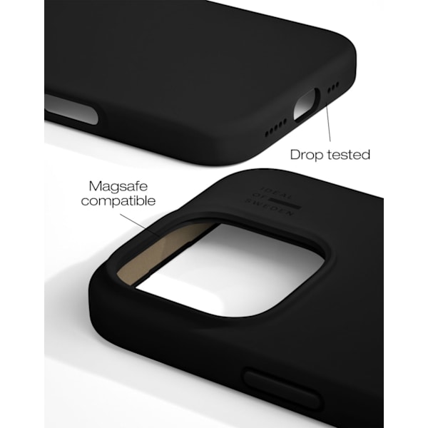 Silicone Case MagSafe iPhone 16 Pro Black Black