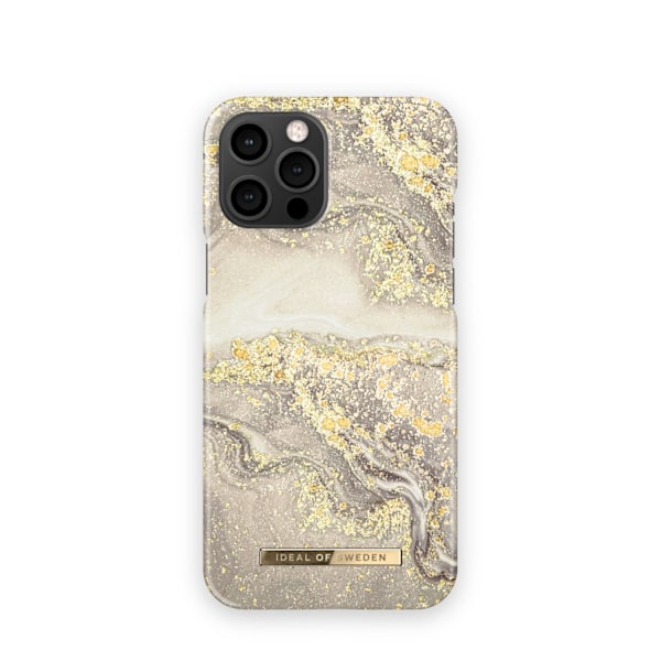 Printed Case iPhone 12 Pro Max Sparkle Greige Marble