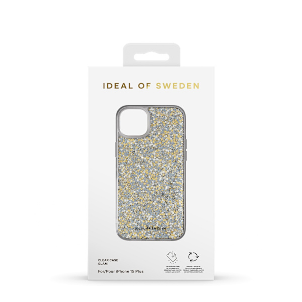 Clear Case iPhone 15 Plus Glam Guld