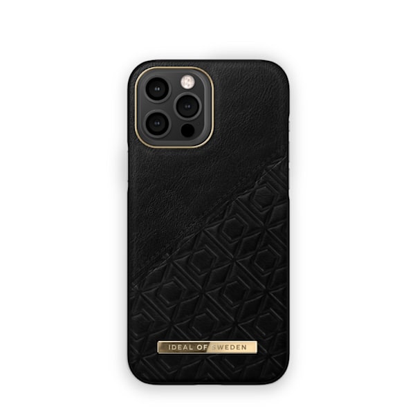 Atelier Case iPhone 12 Pro Max / 13 Pro Max Embossed Black Black
