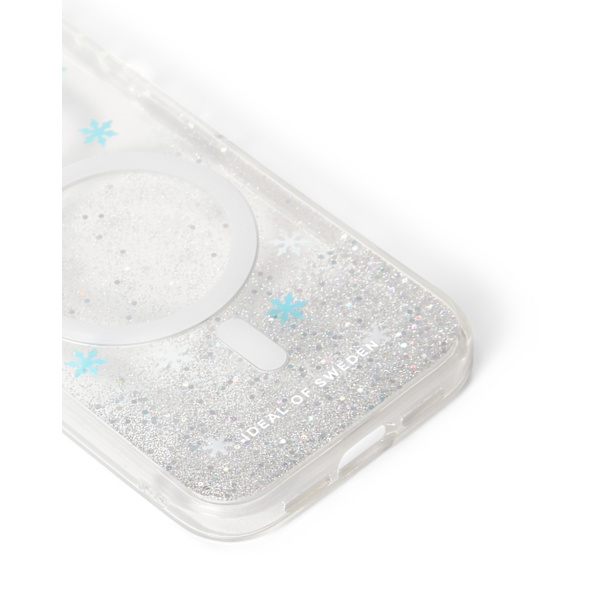 Clear Case MagSafe iPhone 15 Pro Snowflake Silver