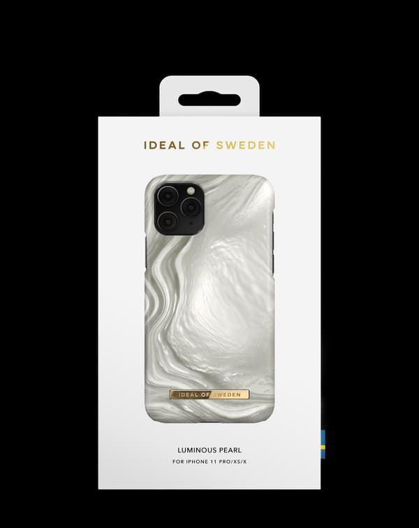 Printed Case iPhone 11 Pro / XS / X Luminous Pearl Silver