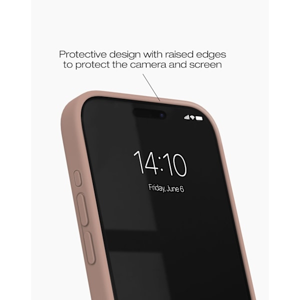 Silicone Case MagSafe iPhone 15 Pro Blush Pink