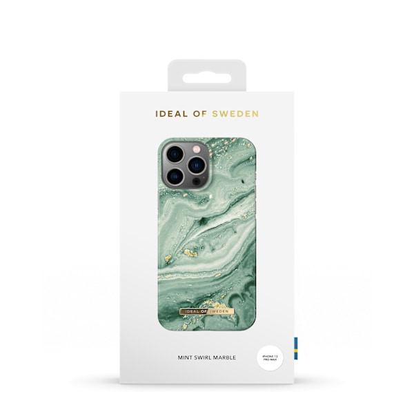 Printed Case iPhone 12 Pro Max / 13 Pro Max Mint Swirl Marble Green