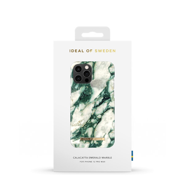 Printed Case iPhone 12 PROMAX Calacatta Emerald Mb Green
