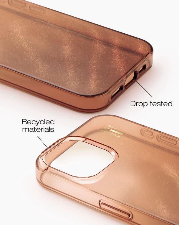 Clear Case iPhone 13 / 14 / 15 / 16e / 17e Mocha Mousse Brun