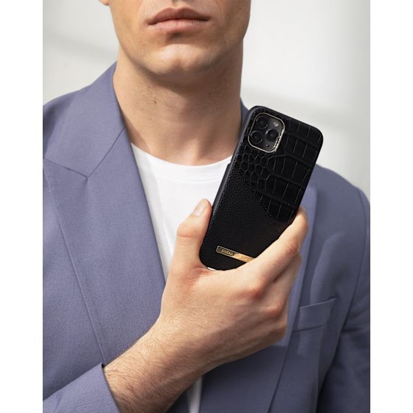 Atelier Case iPhone 12 / 12 Pro Nightfall Croco Black