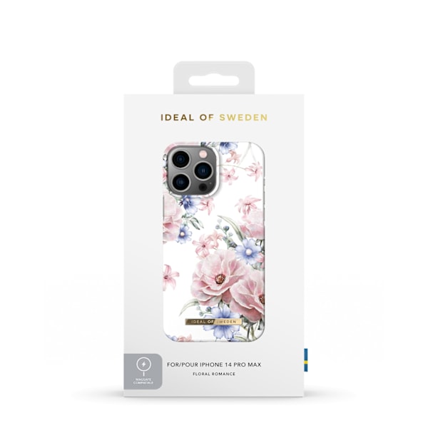 Printed Case MagSafe iPhone 14 Pro Max Floral Romance Transparent