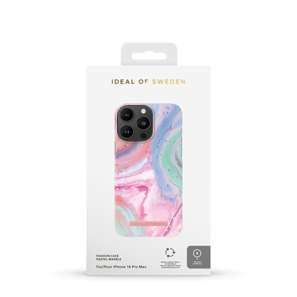 Printed Case MagSafe iPhone 14 Pro Max Pastel Marble