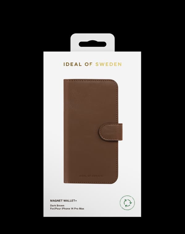 Magnet Wallet+ iPhone 15 Pro Max Dark Brown Dark brown