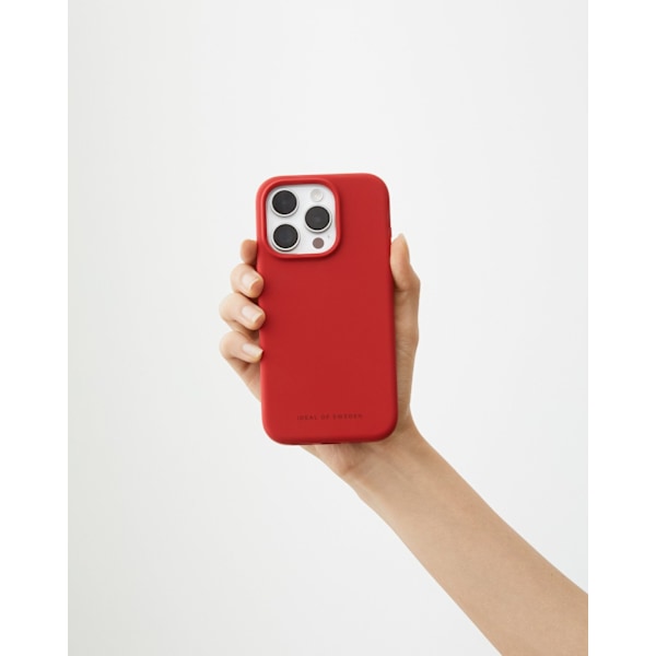 Silicone Case MagSafe iPhone 15 Pro Red Red
