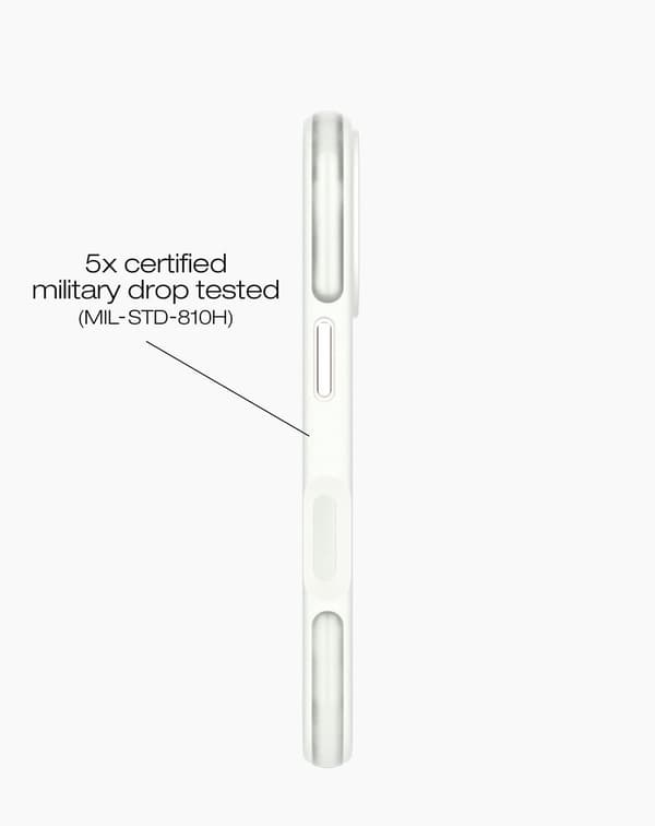 Ideal Bumper Case MagSafe iPhone 16 Plus Cloudy White Vit