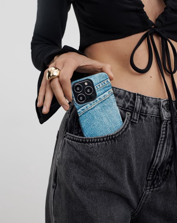 Printed Case iPhone 11 Pro / XS / X Denim Bliss Blue
