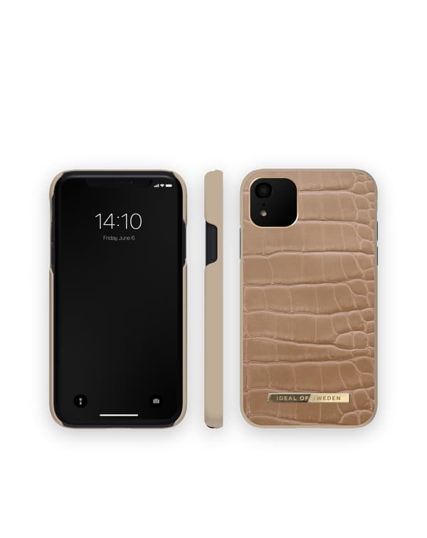 Atelier Case iPhone 11 / XR Camel Croco Beige