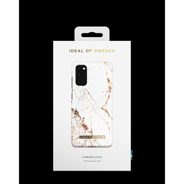 Printed Case Galaxy S20 Carrara Gold White