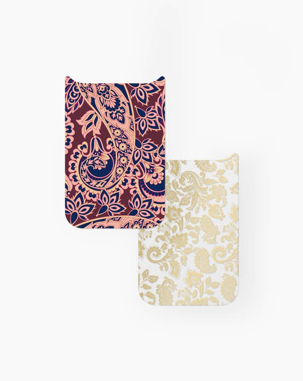 Print Pack iPhone 17 Pro Boho Paisley Guld