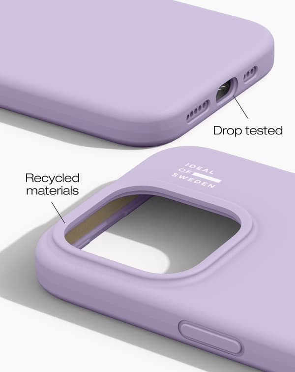 Silicone Case iPhone 15 Pro Lavender Milk