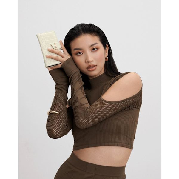 Cora Phone Wallet iPhone 13P Beig Cro