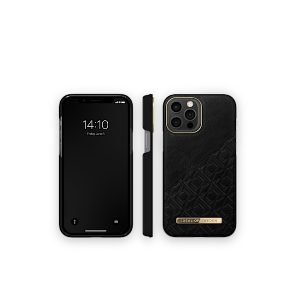Atelier Case iPhone 12 Pro Max / 13 Pro Max Embossed Black Black