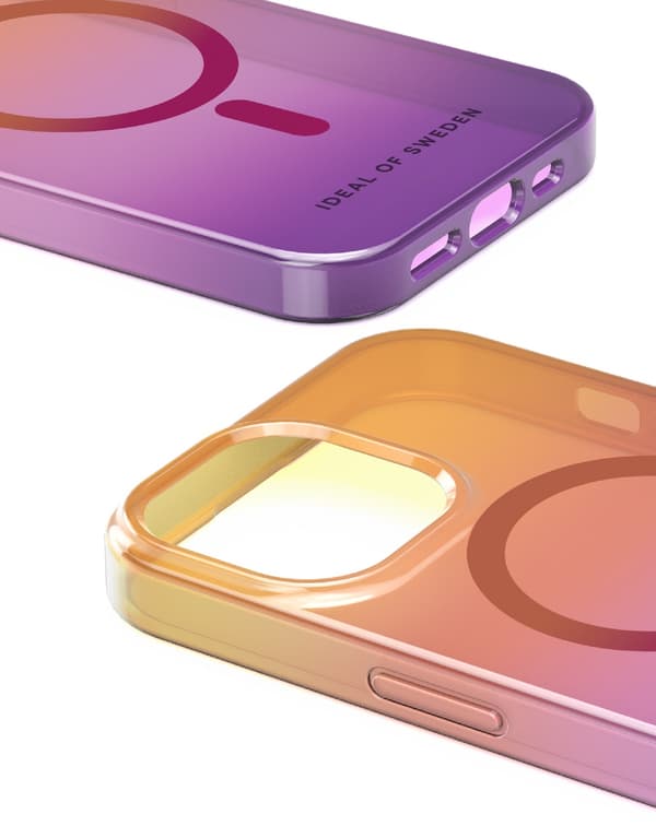 Clear Case MagSafe iPhone 13 / 14 / 15 / 16e / 17e Vibrant Ombre MultiColor