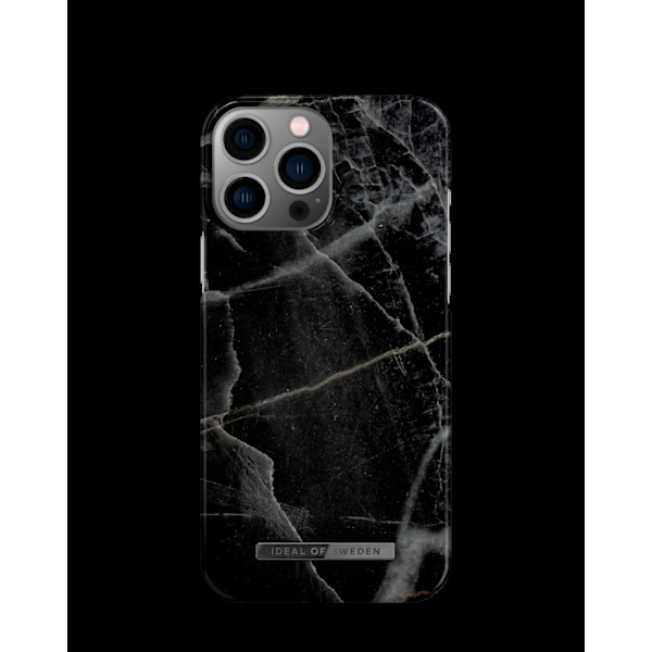 Printed Case iPhone 12 Pro Max / 13 Pro Max Black Thunder Marble Black