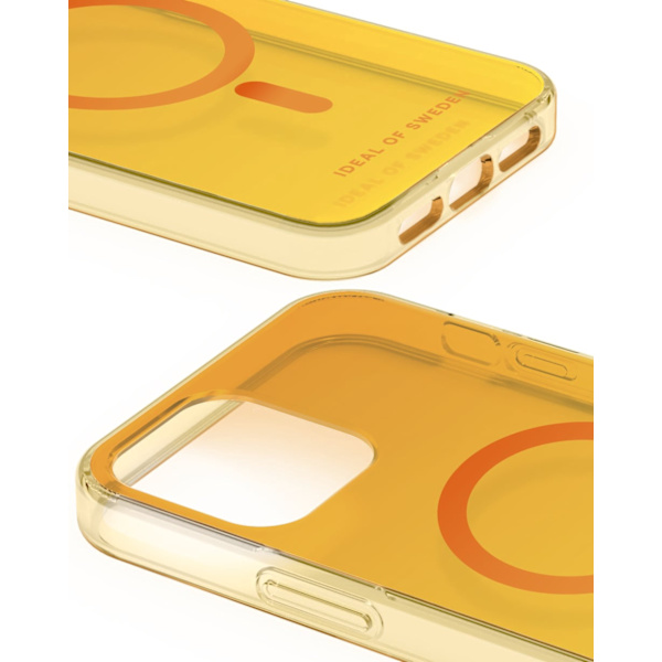 Clear Case MagSafe iPhone 12 / 12 Pro Orange Spritz Orange