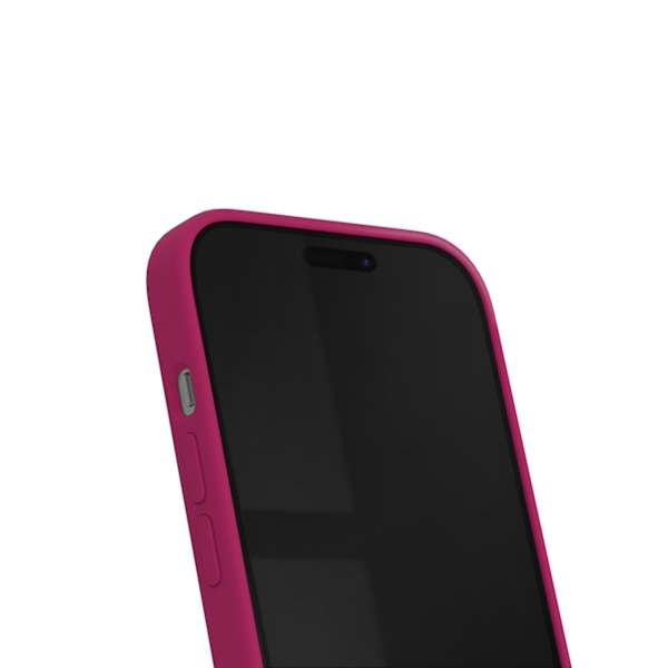 Silicone Case MagSafe iPhone 15 Plus Magenta Rosa