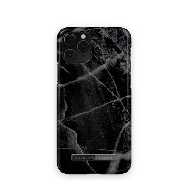 Printed Case iPhone 11 Pro / XS / X Black Thunder Marble