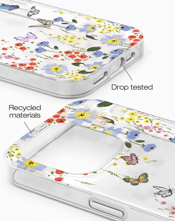 Clear Case iPhone 15 Pro Artistic Garden