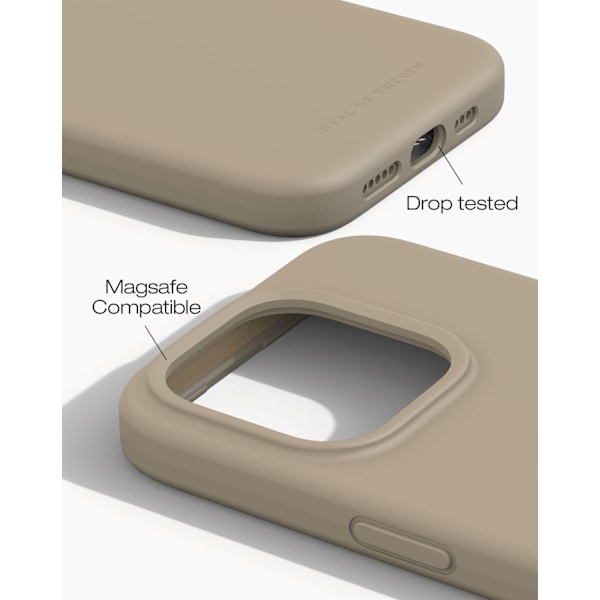 Silicone Case MagSafe iPhone 15 Pro Beige Beige