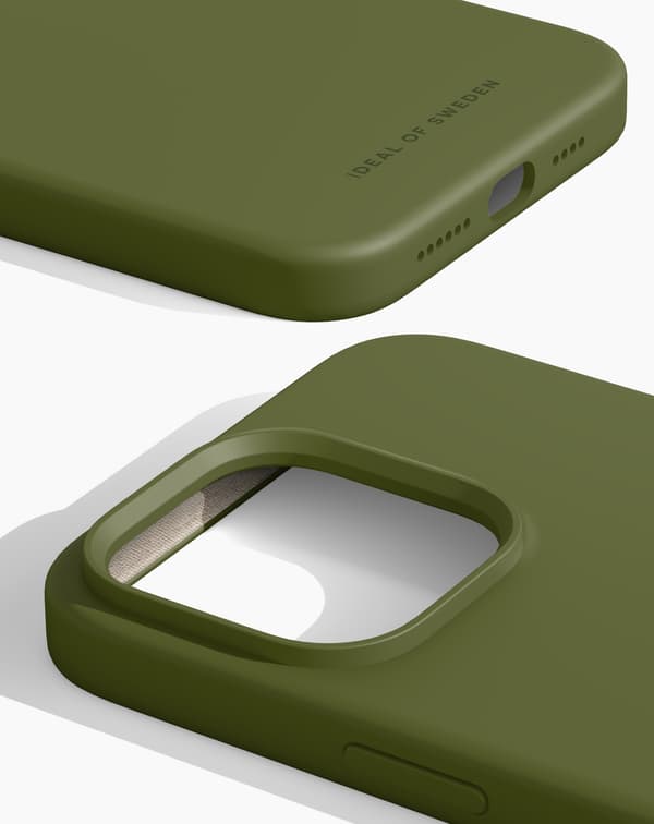 Silicone Case iPhone 14 Pro Max Khaki Green