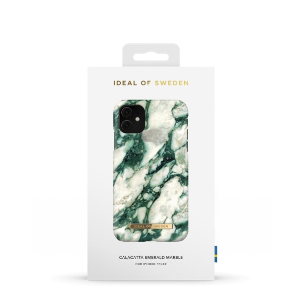 Fashion Case iPhone 11/XR Calacatta Emerald Marble