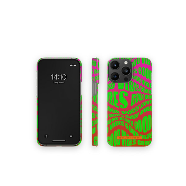 Printed Case iPhone 14 Pro Max Good Vibes Fashion Case iPhone 14PM Good Vibes