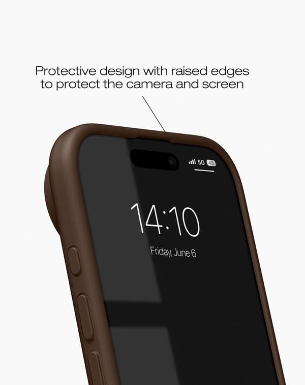 Silicone Case MagSafe iPhone 17 Air Mocha Mousse Brun