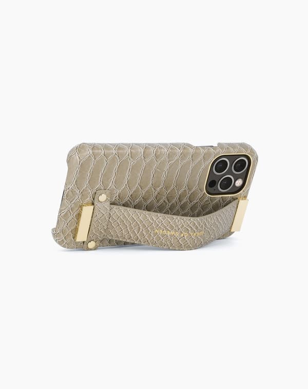 Statement Case iPhone 12 / 12 Pro Arizona Snake s Beige