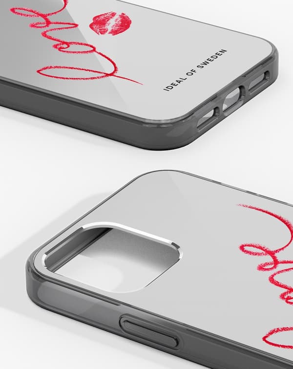 Mirror Case iPhone 12 / 12 Pro Mirror Love Edition Red