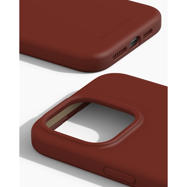 Silicone Case MagSafe iPhone 15 Pro Max Dark Amber Brown