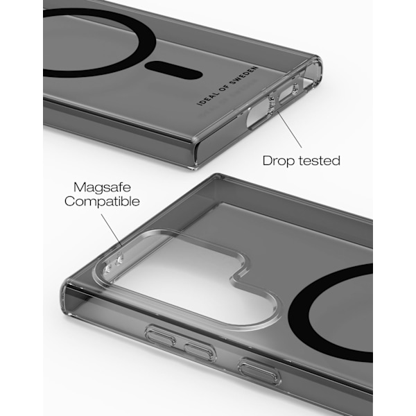 Clear Case MagSafe Galaxy S24 Ultra Tinted Black Black